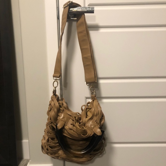 ROMYGOLD Biker Slash bag in tan - Picture 4 of 5